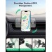 Wireless Car Charger, Auto Clamping Car Phone Holder Charger, 15W Fast Charging Phone Mount for Dash Windshield Vent for iPhone 15 14 13 12 11 Pro Max, Samsung Galaxy S24+ S23 Ultra S22 S21+